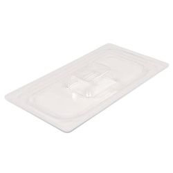Carlisle CM112707 Third-Size Lid for Standard Pan, Mold-In Handle, Clear Acrylic