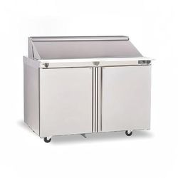 Delfield 4464NP-16 64" Sandwich/Salad Prep Table w/ Refrigerated Base, 115v, Stainless Steel