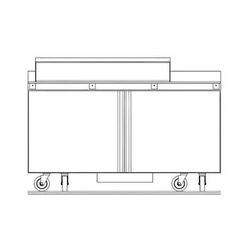 Delfield ST4464NP-18M 64" Mega Top Sandwich/Salad Prep Table w/ Refrigerated Base, 115v, Stainless Steel