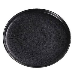 Yanco NB-110 10 1/4" Round Plate - Ceramic, Noble Black