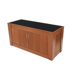 Forbes Industries 5203-8 96" Mobile Induction Table w/ Glass/Stone Countertop - Induction Units Not Included, Gray