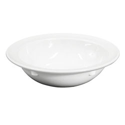 Elite Global Solutions B434B-W Simplicity 5 oz Round Melamine Bowl, White, 4 3/4 in. x 1 1/4 in