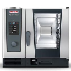 Rational ICC 6-HALF E 208/240V 1 PH iCombi Classic Half Size Combi Oven - Boilerless, 208-240v/1ph