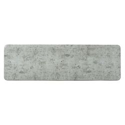 Steelite 68A601EL596 21" x 6 3/8" Rectangular Creations Platter - Melamine, Concrete, Gray, 1 Dozen