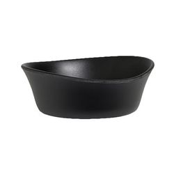 Steelite 7000DD017 Delfin 9 3/4 oz Round Melamine Fruit Bowl, Marisol Black