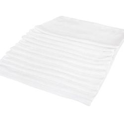 Ritz LBMR White Ribbed Terry Cloth Bar Towel, 16" x 19", 24 ounces