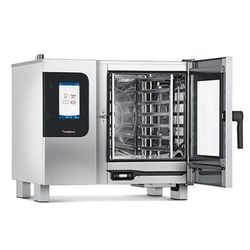 Convotherm C4 ET 6.10EB Half-Size Combi Oven, Boiler Based, 208 240v/3ph, (6) 13" x 18" Pan Capacity, easyTouch Controls, Stainless Steel