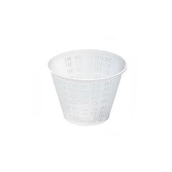 Strong 1201 1 oz Medicine Cup w/ Gradations - Polypropylene, Translucent, 1 Ounce, Semi-transparent