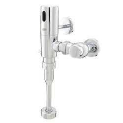 Zurn Industries ZTR6203-WS1-HW Hardwired Sensor Piston Flush Valve for Water Closets - 1.0 gpf, Chrome, Exposed, Top Spud