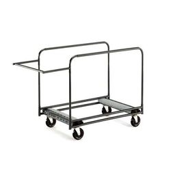 Midwest Folding Products HRTC Table Truck w/ (8) 48" to 72" Round Table Capacity, Steel, Black