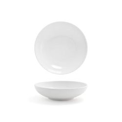 Front of the House DBO079WHP23 10 oz Round Harmony Bowl - Porcelain, White, 1 Dozen