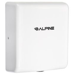 Alpine Industries 405-10-WHI Automatic Hand Dryer w/ 8 Second Dry Time - White, 110-120v, High Speed