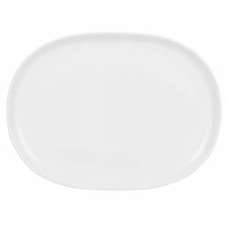 Churchill APRSMP111 Oval Alchemy Moonstone Plate - 11 1/4" x 8 1/4", China, White