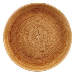 Churchill PAVCEVP81 8 2/3" Round Patina Plate - Ceramic, Vintage Copper, Brown