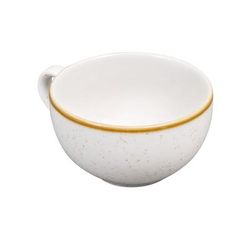 Churchill SWHSCB401 16 oz Stonecast Cappuccino Cup - Ceramic, Barley White