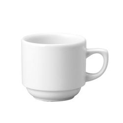 Churchill WHCOL1 7 oz Maple Tea Cup - Ceramic, White