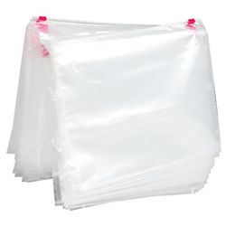 LK Packaging FSL108 Slide Seal Deli Bag - 8" x 10", Poly, Polyethylene, Clear