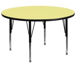 Flash Furniture XU-A60-RND-YEL-T-P-GG 60" Round Activity Table - Laminate Top, Yellow