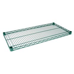 StoreIt SI-WS-1448-GE Epoxy Coated Wire Shelf - 48"W x 14"D, Green