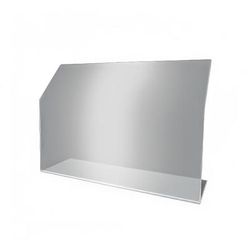 Eastern Tabletop 8587AC18 Tabletop Partition Shield - 36"W x 24"H, Polycarbonate, Clear, Self Standing, 0.13 in