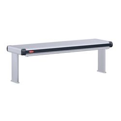 Hatco GR2AHL-48D6 208 51 1/2" High Watt Strip Warmer - Double Rod, Remote Control Required, 120/208v/1ph, Silver