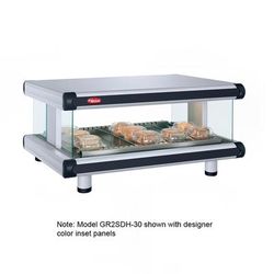 Hatco GR2SDH-54 60 1/4" Self Service Countertop Heated Display Shelf - 1 Shelf, 120v, Single Shelf, Silver