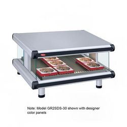Hatco GR2SDS-24 30 1/4" Self Service Countertop Heated Display Shelf - 1 Shelf, 120v, Single Shelf, Silver