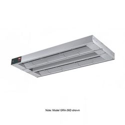 Hatco GRA-30D3 208 30" Standard Watts Infrared Strip Warmer - Double Rod, 1 Built In Toggle Control, 208v/1ph, Silver (Cord & Plug Not Included)