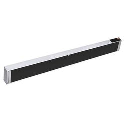 Hatco GRAIH-66 208 66" High Watts Infrablack Strip Warmer - Single Rod, Remote Control Required, 208v/1ph, Silver (Cord & Plug Not Included)