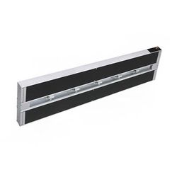 Hatco GRAIHL-60D3 240 60" High Watts Infrablack Strip Warmer - Double Rod, Remote Control Required, 120/240v/1ph, Silver