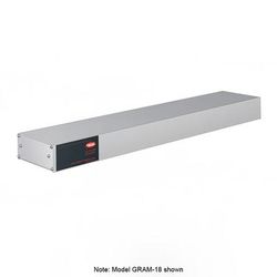 Hatco GRAM-48 120 48" Maximum Watts Infrared Strip Warmer - Single Rod, 1 Remote Toggle Control, 120v, Silver