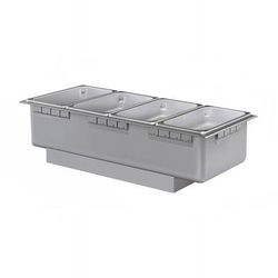 Hatco HWB-43 240 Drop In Hot Food Well w/ (4) 1/3 Size Pan Capacity, 240v/1ph, Stainless Steel