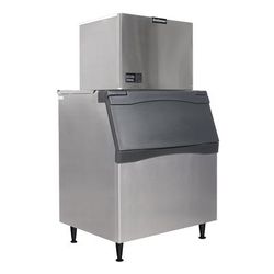 Scotsman MC0530MW-1/B842S/KBT29 500 lb Prodigy ELITE Full Cube Commercial Ice Machine w/ Bin - 778 lb Storage, Water Cooled, 115v, Stainless Steel