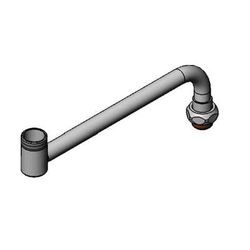 T&S 152X 9" Back Section for Double Joint Swivel Nozzle, Chrome