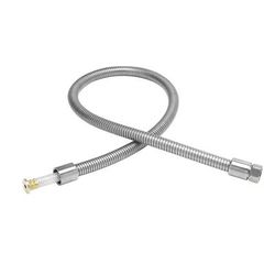 T&S B-0056-H2A 56" Flexible Hose without Handle, Stainless Steel