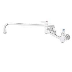 T&S B-0230-BST Splash Mount Mixing Faucet w/ 18" Swing Nozzle