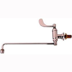 T&S B-0579 Splash Mount Chinese Range Faucet w/ 13 1/8" Swing Nozzle