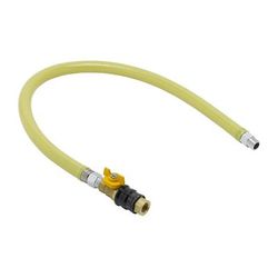 T&S HG-4D-36G 36" Gas Connector Hose w/ Quick Disconnect & 90Â° elbow