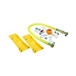 T&S HG-4D-48SK-PS 48" SwiveLink Gas Connector Kit w/ Quick Disconnect - Stainless Steel, 3/4" Connection