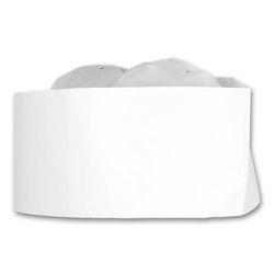 Winco DCH-3 3" Disposable Chef Hat, White