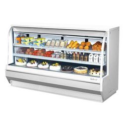 Turbo Air TCDD-96H-W-N 96-1/2" Full Service Deli Case w/ Curved Glass - 3 Levels, 115v, White