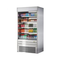 Turbo Air TOM-36ES-N 36" Vertical Open Air Cooler w/ 5 Levels, 115v, Stainless Steel