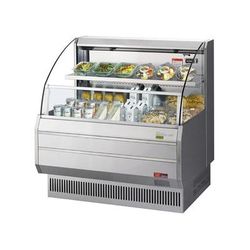 Turbo Air TOM-40LS-N 39 1/8" Horizontal Open Air Cooler w/ 2 Levels, 115v, Silver