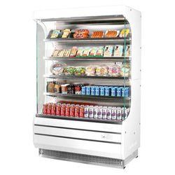 Turbo Air TOM-50W-N 50 7/8" Vertical Open Air Cooler w/ 5 Levels, 115v, White