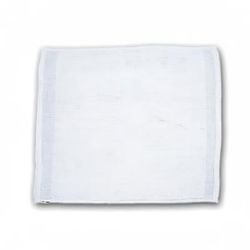 Chef Revival 700BRT32 White Ribbed Cotton Bar Towel, 16" x 19", 1 Dozen