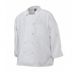 Chef Revival J100-S Twill Chef Coat, Double Breasted, Heat Resistant, Small, White