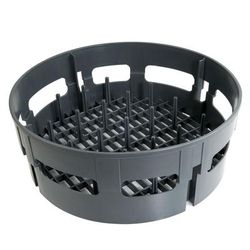 Jackson 07320-100-09-01 17 1/2" Round Peg Rack for Model 10 - Plastic, Gray