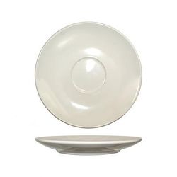 ITI RO-67 6 1/2" Round Roma Cappuccino Saucer - Ceramic, American White
