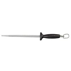 Dexter Russell 10SXL-PCP 10" Coarse Sharpening Steel w/ Polypropylene Handle, Carbon Steel, Black