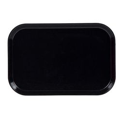 Cambro 1015MT110 Rectangular Market Display Tray - 10 1/8" x 15" x 3/4", Black